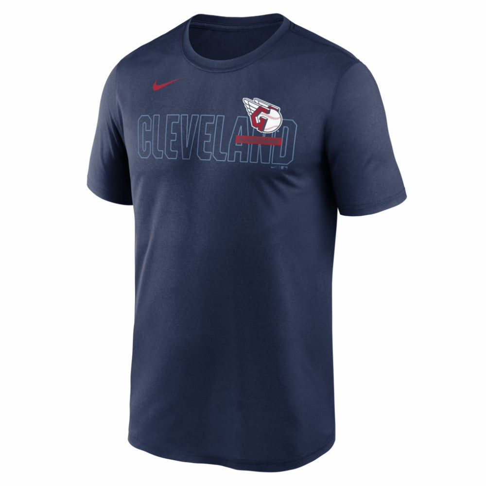 Cleveland Guardians Knockout Team Legend Dri-FIT T-Shirt Navy