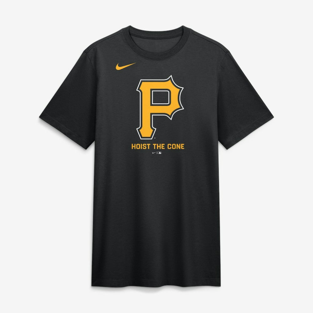 Pittsburgh Pirates Tri-Blend Logo T-Shirt Black
