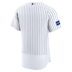 New York Yankees Home Sponsor Patch Authentic Jersey White