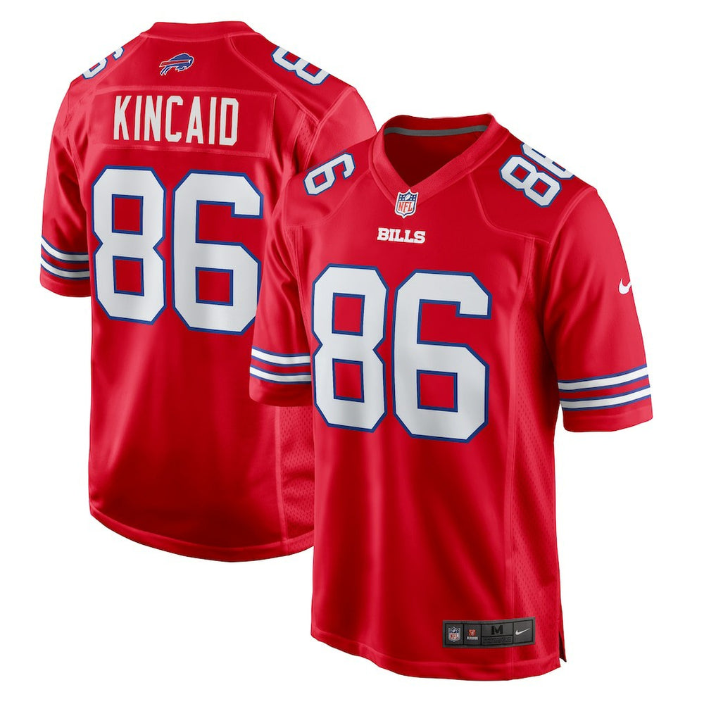 Dalton Kincaid Buffalo Bills Alternate Game Jersey - Red for sale