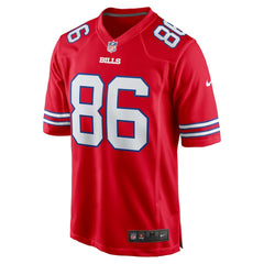 Dalton Kincaid Buffalo Bills Alternate Game Jersey - Red for sale
