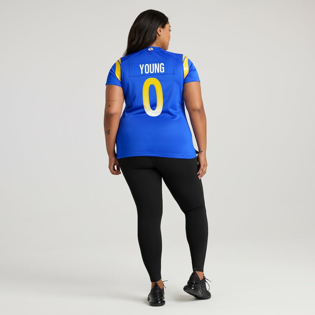 Byron Young Los Angeles Rams Women's Home Game Jersey - Royal cheap