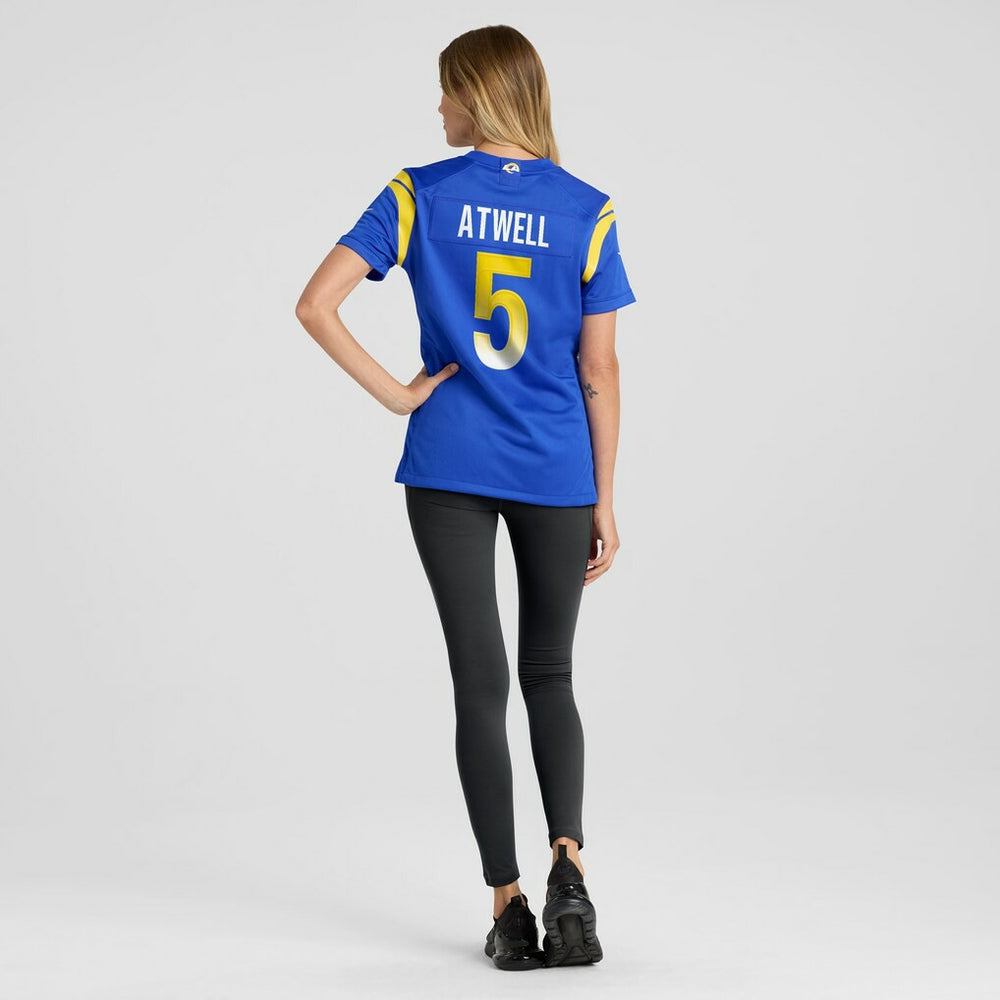 Tutu Atwell Los Angeles Rams Women's Home Game Jersey - Royal outlet