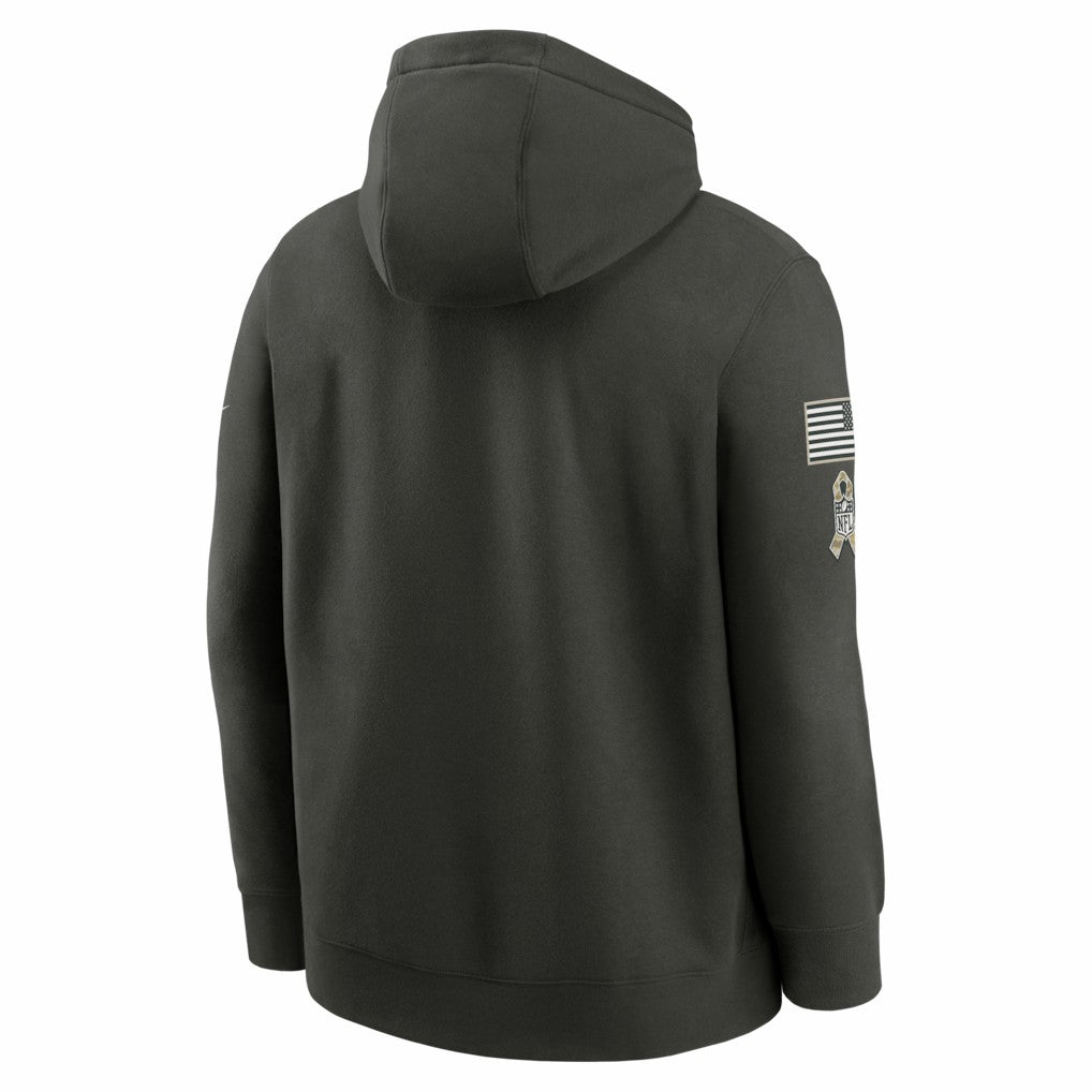 Indianapolis Colts Salute To Service Club Fleece Hoodie - Olive sale