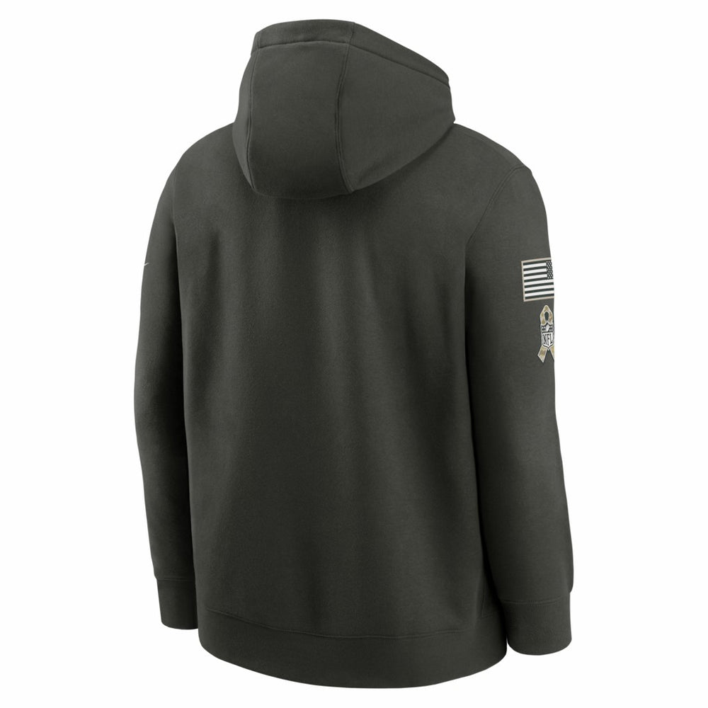 Indianapolis Colts Salute To Service Club Fleece Hoodie - Olive sale