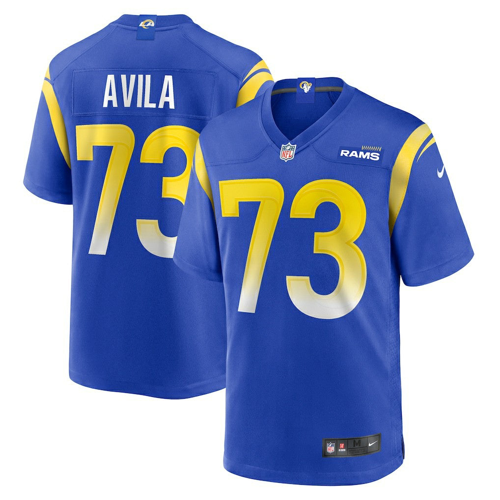 Steve Avila Los Angeles Rams Home Game Jersey - Royal sale