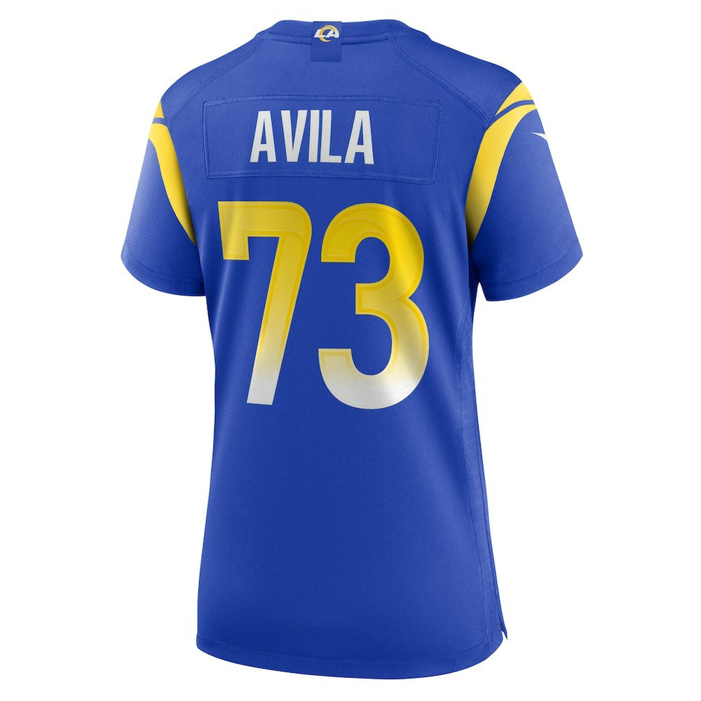 Steve Avila Los Angeles Rams Women's Home Game Jersey - Royal for sale