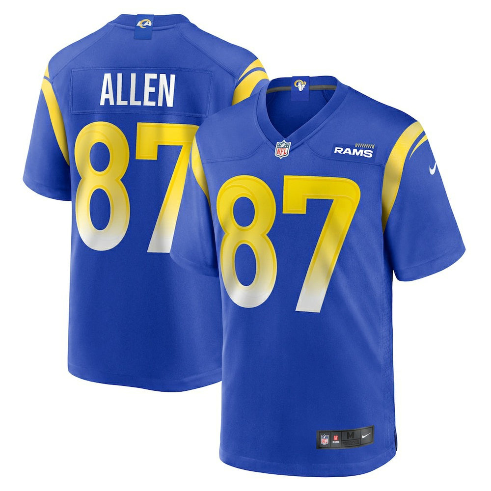 Davis Allen Los Angeles Rams Home Game Jersey - Royal sale