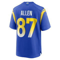 Davis Allen Los Angeles Rams Home Game Jersey - Royal sale