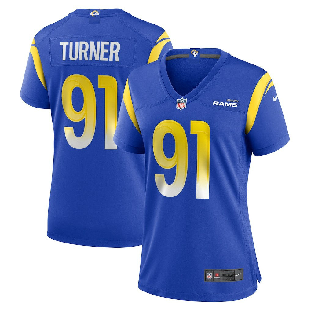 Kobie Turner Los Angeles Rams Women's Home Game Jersey - Royal on sale