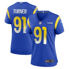 Kobie Turner Los Angeles Rams Women's Home Game Jersey - Royal on sale