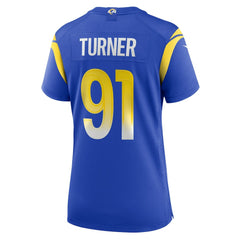 Kobie Turner Los Angeles Rams Women's Home Game Jersey - Royal on sale