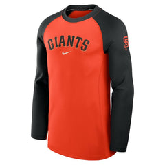 San Francisco Giants Authentic Collection Game Time Dri-FIT Raglan Long Sleeve T-Shirt - Orange/Black