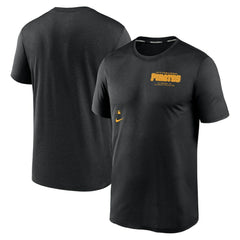 Pittsburgh Pirates Authentic Collection Early Work Tri-Blend Performance T-Shirt Black
