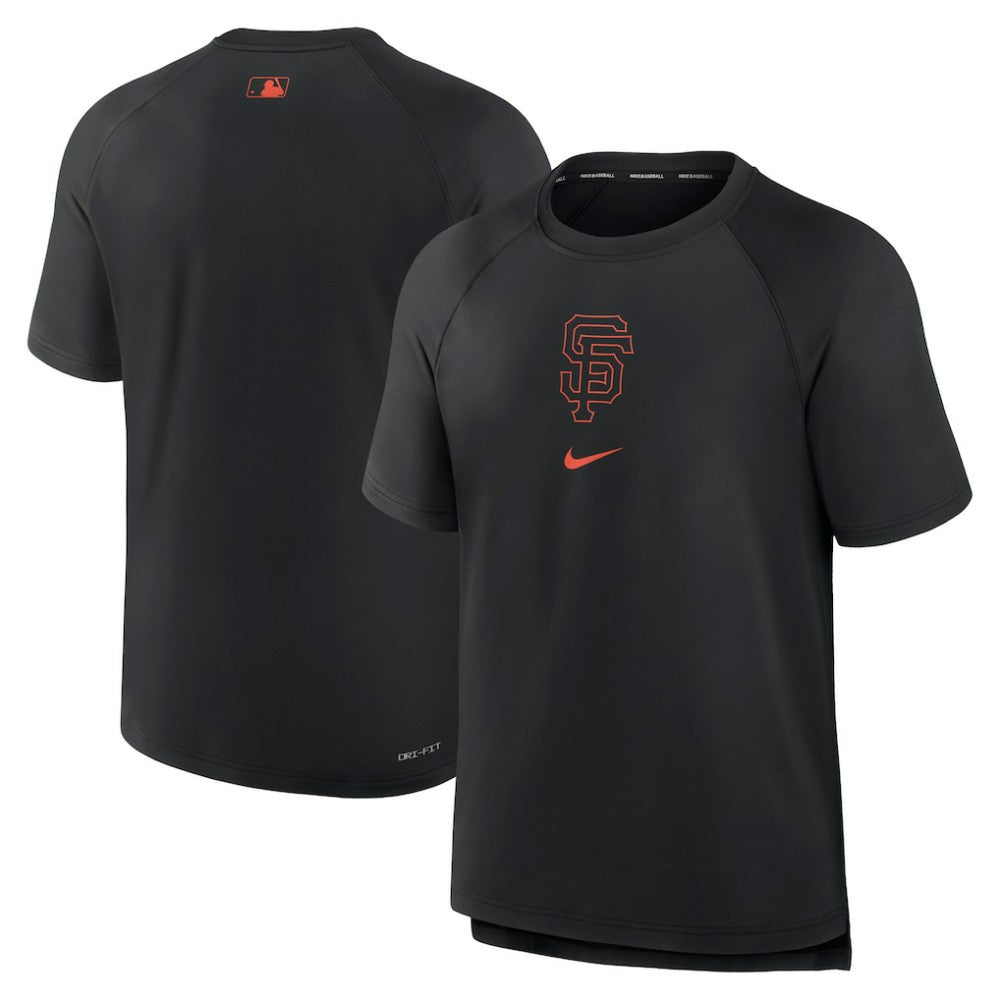 San Francisco Giants Authentic Collection Pregame Raglan Performance T-Shirt Black