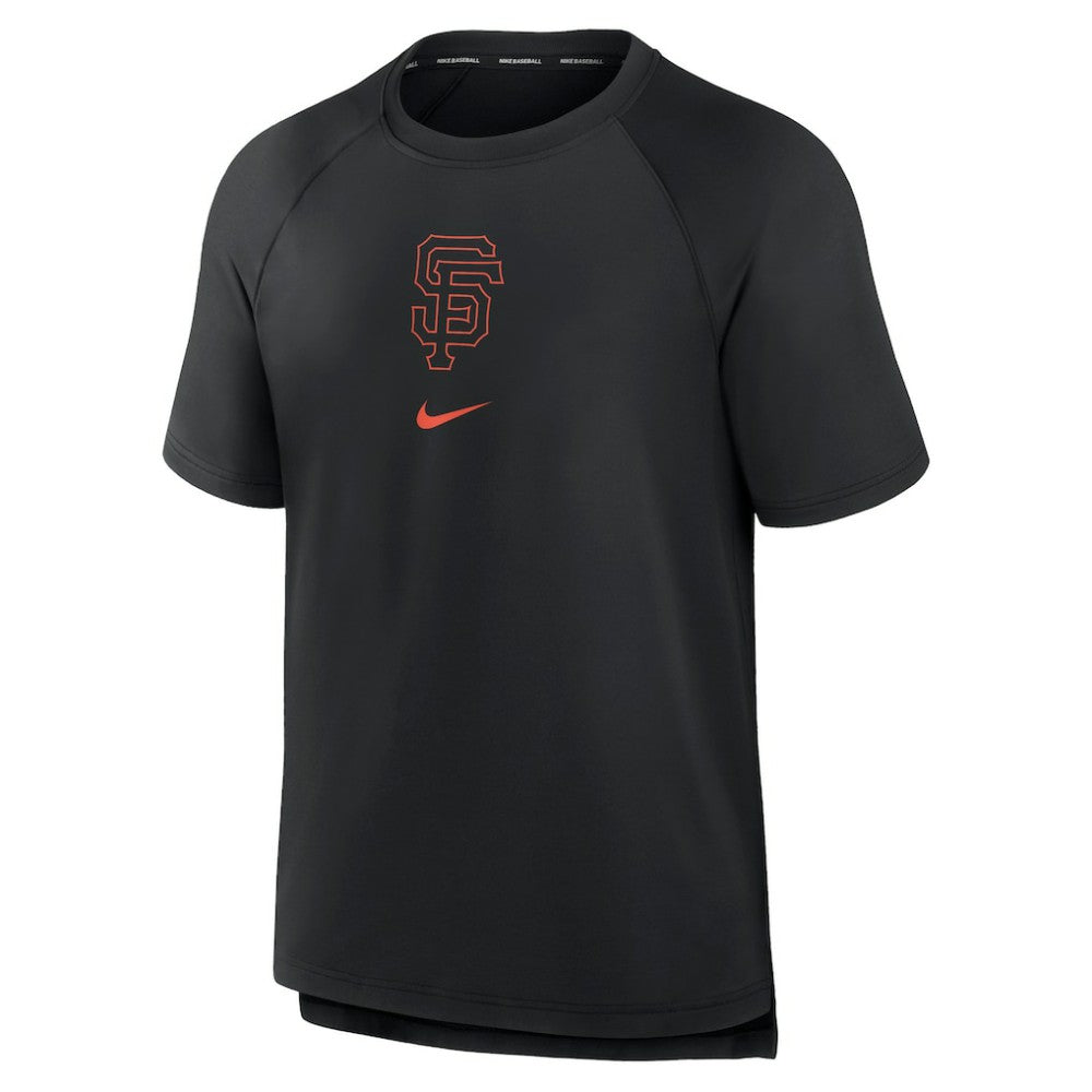 San Francisco Giants Authentic Collection Pregame Raglan Performance T-Shirt Black