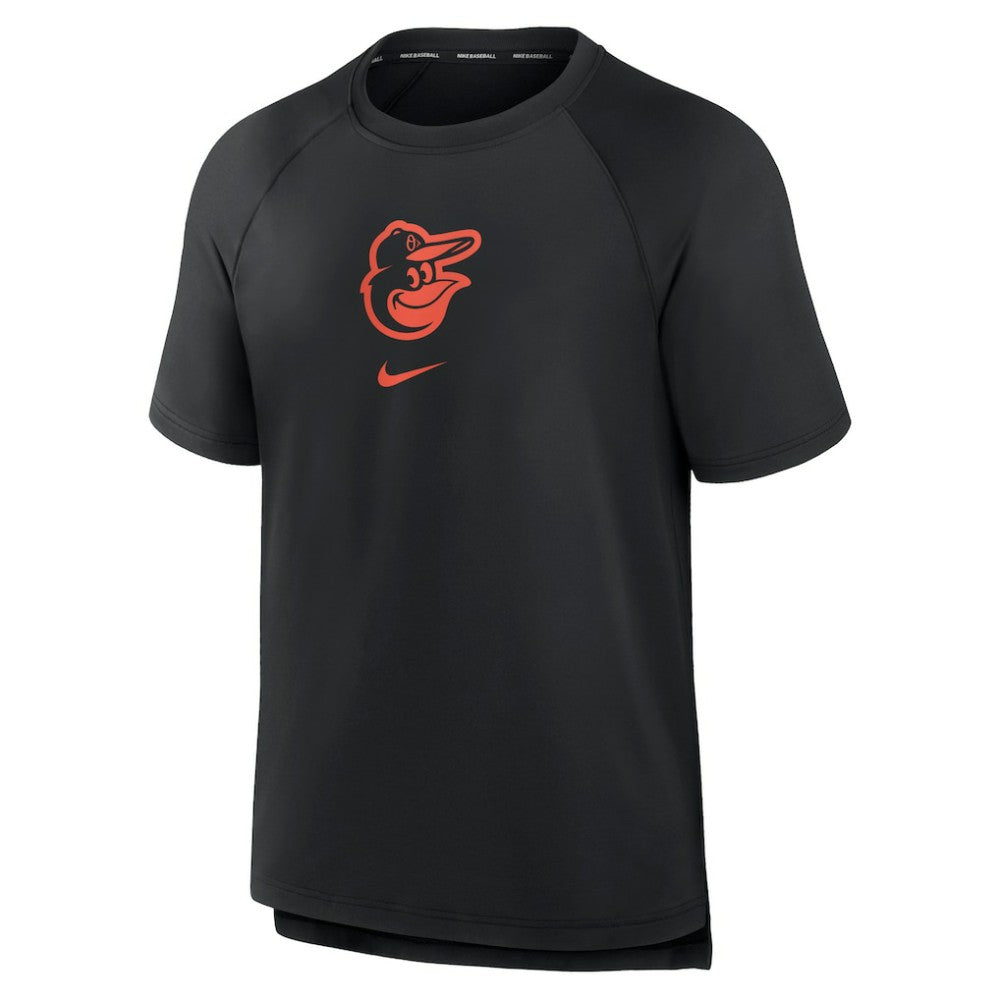 Baltimore Orioles Authentic Collection Pregame Raglan Performance T-Shirt Black