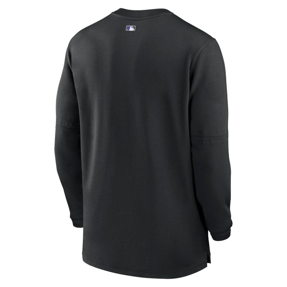 Colorado Rockies Authentic Collection Game Time Performance Quarter-Zip Top Black