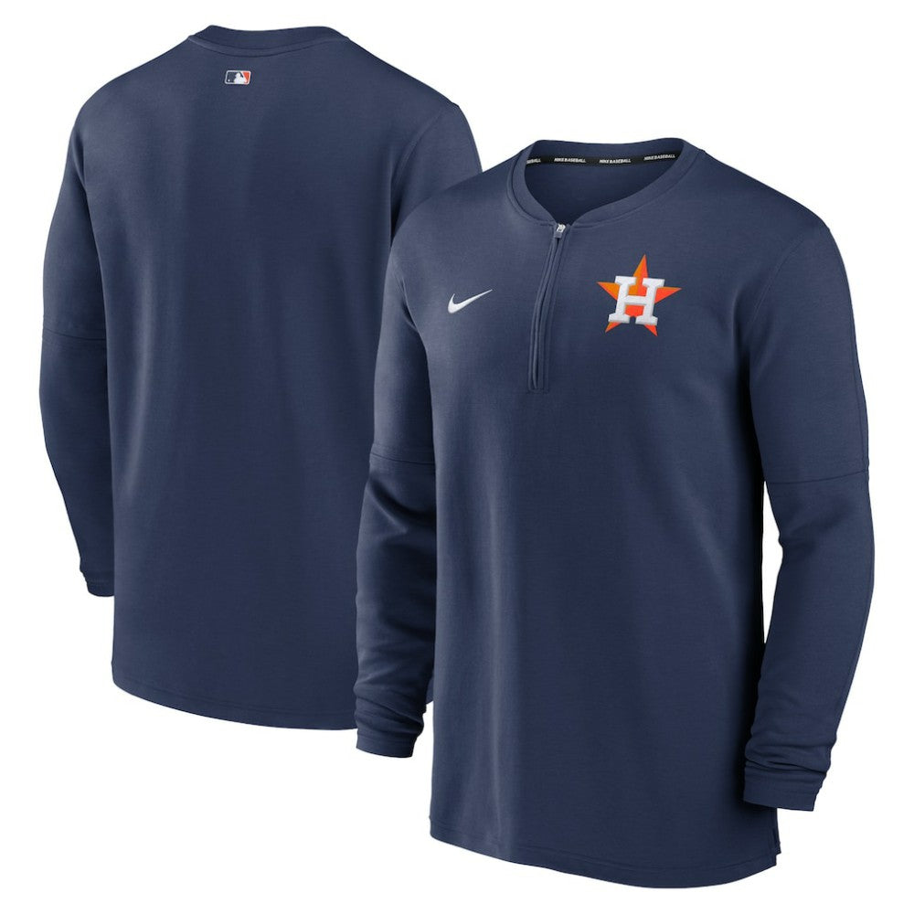 Houston Astros Authentic Collection Game Time Performance Quarter-Zip Top Navy