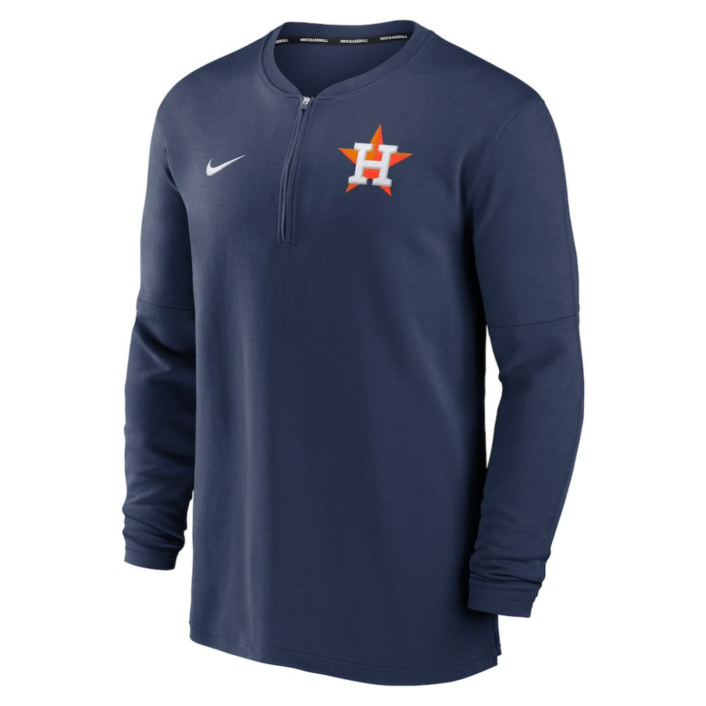 Houston Astros Authentic Collection Game Time Performance Quarter-Zip Top Navy
