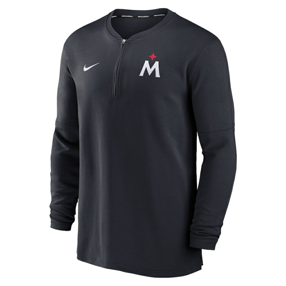 Minnesota Twins Authentic Collection Game Time Performance Quarter-Zip Top Navy