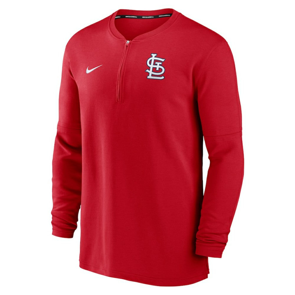 St. Louis Cardinals Authentic Collection Game Time Performance Quarter-Zip Top Red