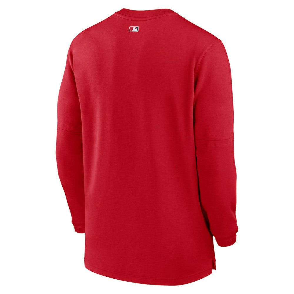 Washington Nationals Authentic Collection Game Time Performance Quarter-Zip Top Red