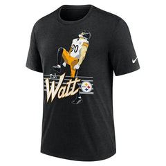 T.J. Watt Pittsburgh Steelers Player Graphic T-Shirt - Heather Black online
