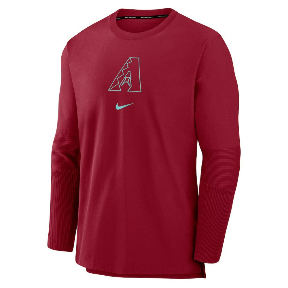 Arizona Diamondbacks Authentic Collection Player Dri-FIT Lightweight Pullover Red