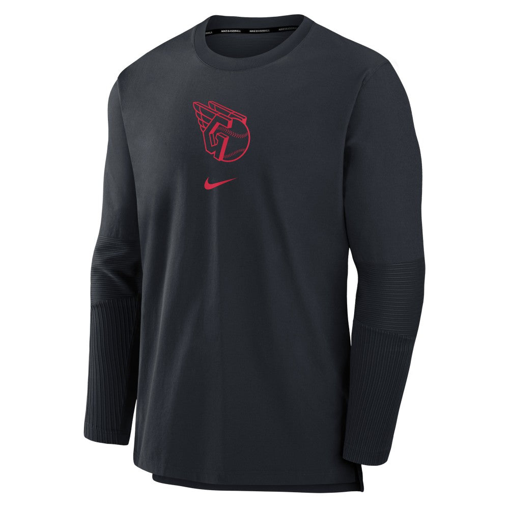 Cleveland Guardians Authentic Collection Player Dri-FIT Lightweight Pullover Navy