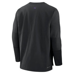 Colorado Rockies Authentic Collection Player Dri-FIT Lightweight Pullover Black