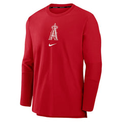 Los Angeles Angels Authentic Collection Player Dri-FIT Lightweight Pullover Red