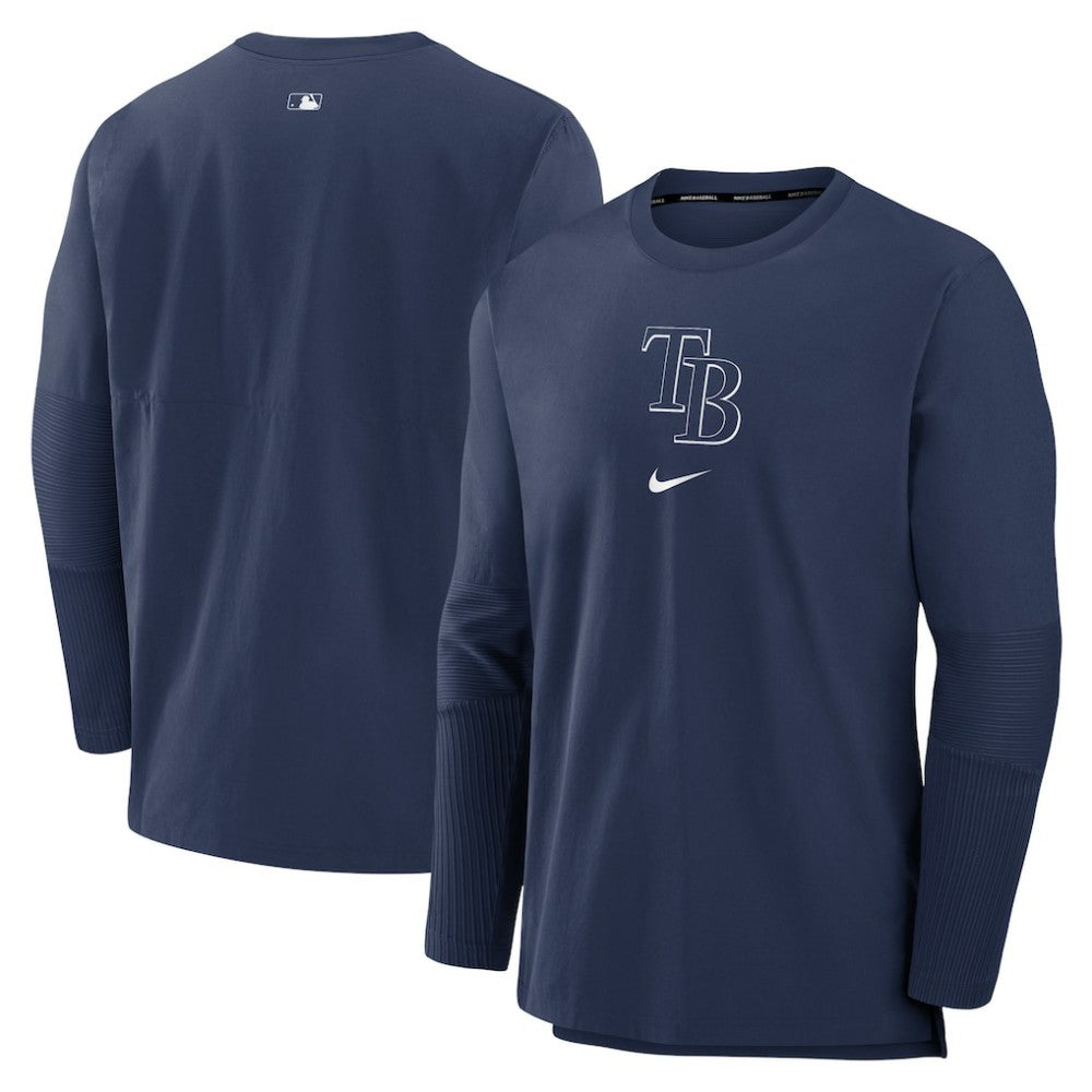 Tampa Bay Rays Authentic Collection Player Dri-FIT Lightweight Pullover Navy