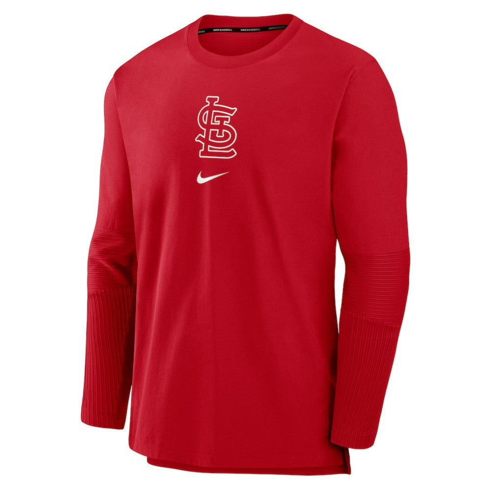 St. Louis Cardinals Authentic Collection Player Dri-FIT Lightweight Pullover Red