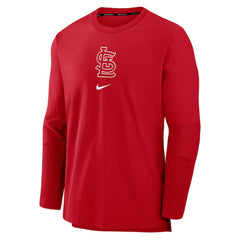 St. Louis Cardinals Authentic Collection Player Dri-FIT Lightweight Pullover Red