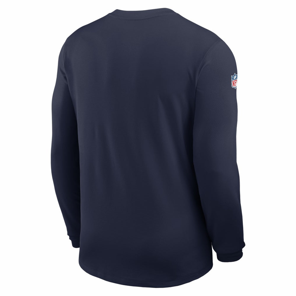 Dallas Cowboys Sideline Coach UV Dri-FIT Long Sleeve Shirt - Navy cheap