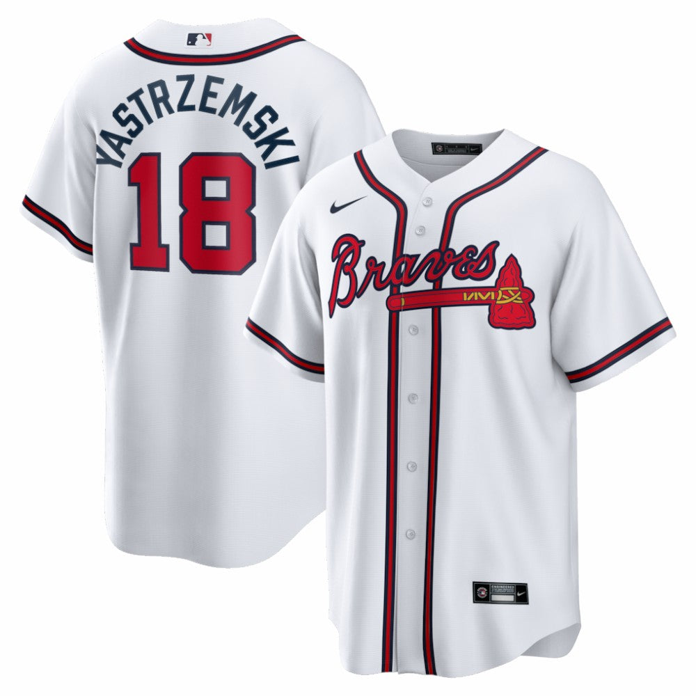 Mike Yastrzemski Atlanta Braves Replica Jersey White