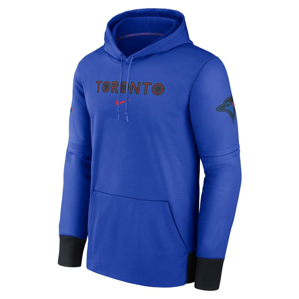 Toronto Blue Jays 2024 City Connect Authentic Collection Practice Performance Pullover Hoodie Royal