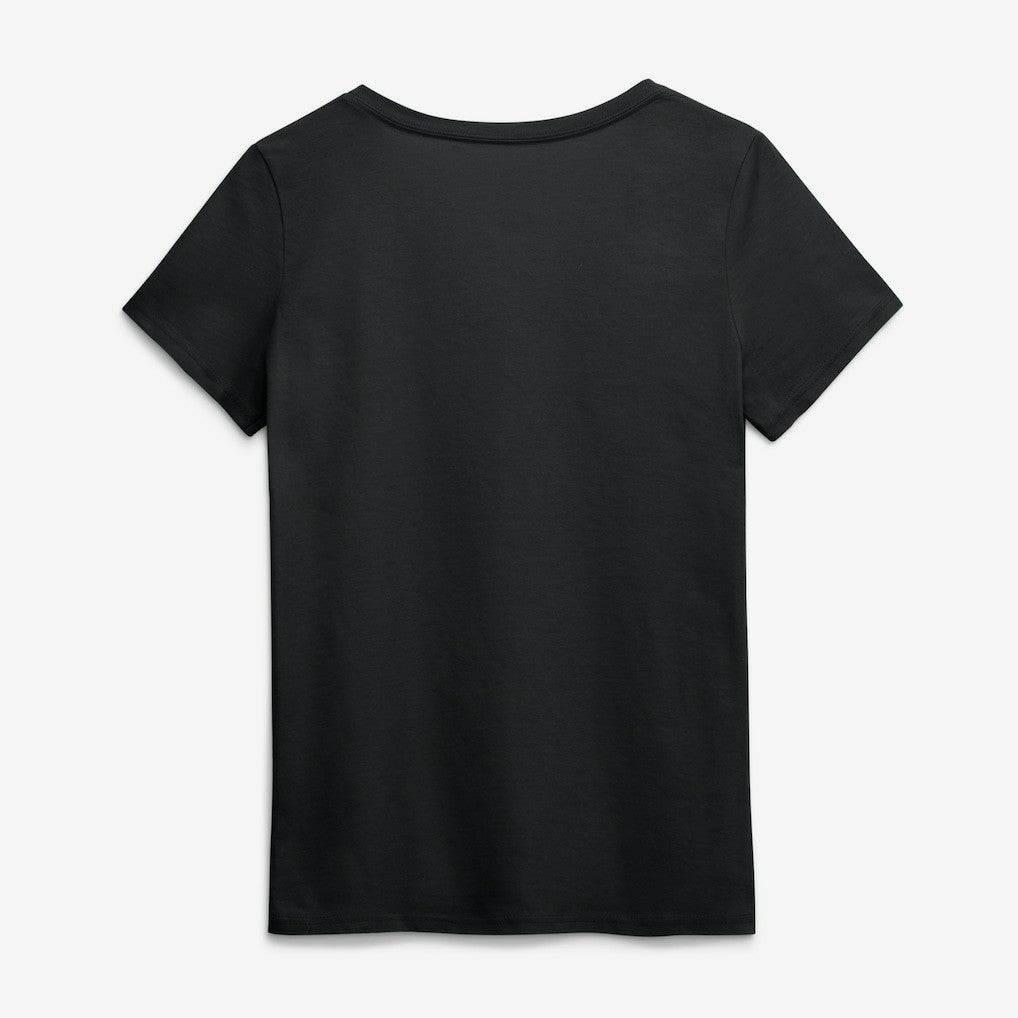 Chicago Bears Logo Athletic Women's Primary Logo V-Neck T-Shirt - Black cheap