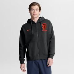 San Francisco Giants Primetime Lockup Full-Zip Hoodie Black