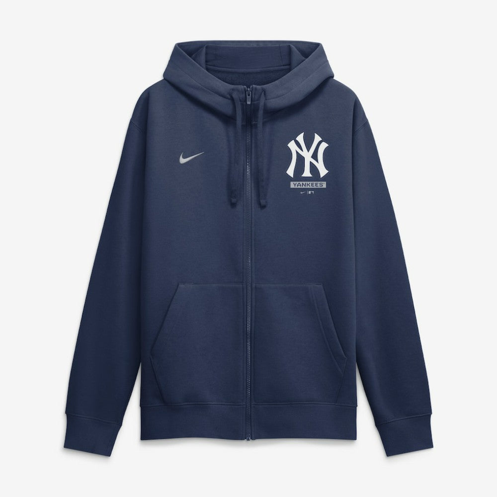 New York Yankees Primetime Lockup Full-Zip Hoodie Navy