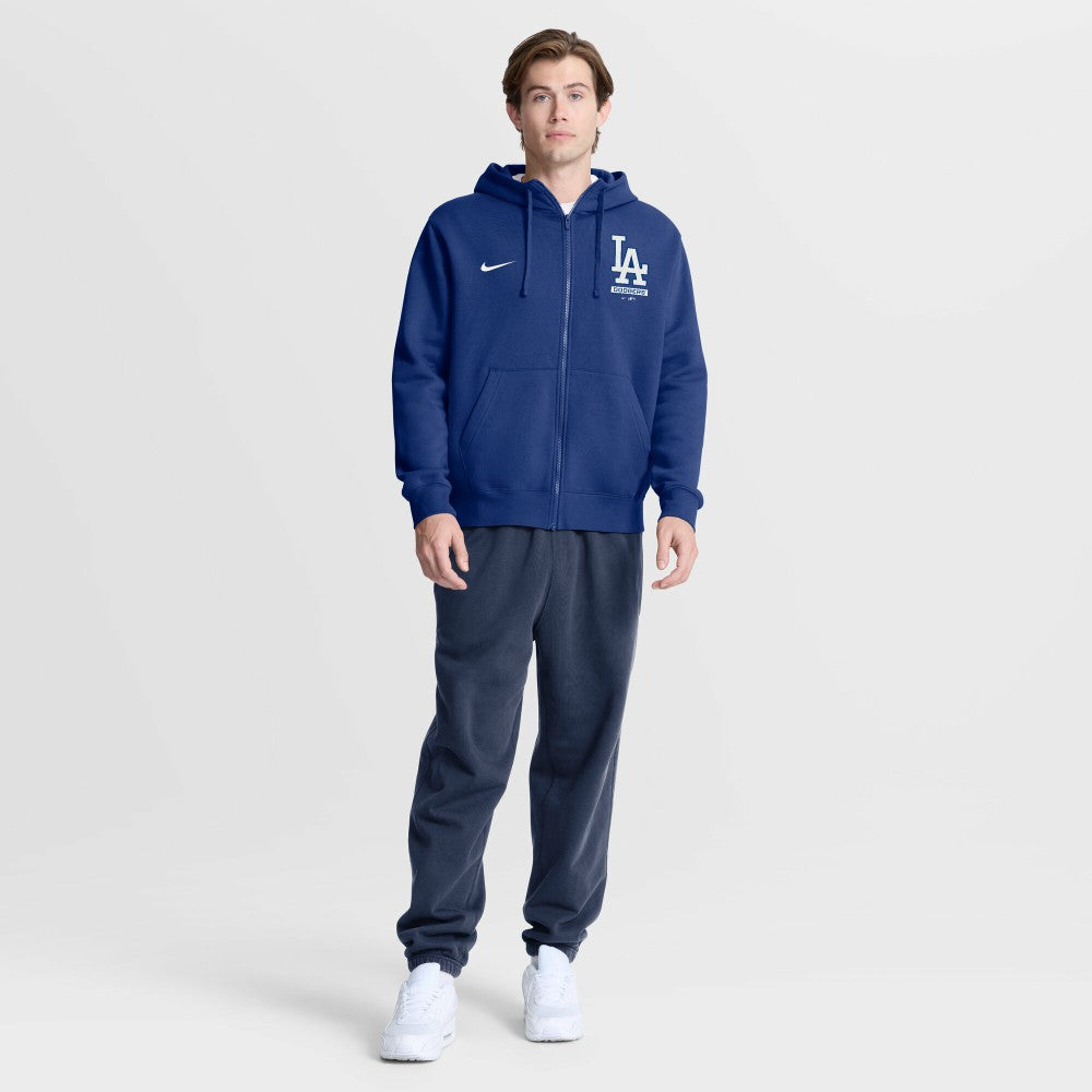 Los Angeles Dodgers Primetime Lockup Full-Zip Hoodie Royal