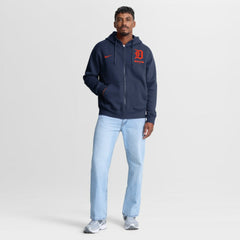 Detroit Tigers Primetime Lockup Full-Zip Hoodie Navy