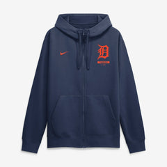 Detroit Tigers Primetime Lockup Full-Zip Hoodie Navy
