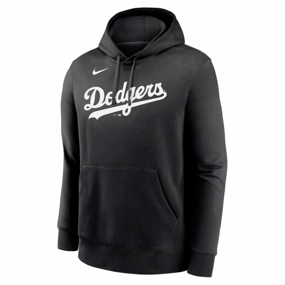 Los Angeles Dodgers Logo Club Fleece Hoodie Black
