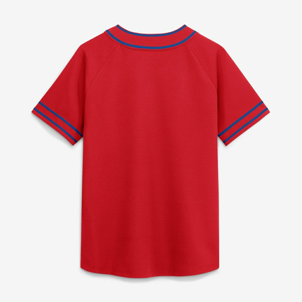 Philadelphia Phillies Women's Diva Race Ahead Raglan V-Neck T-Shirt Red
