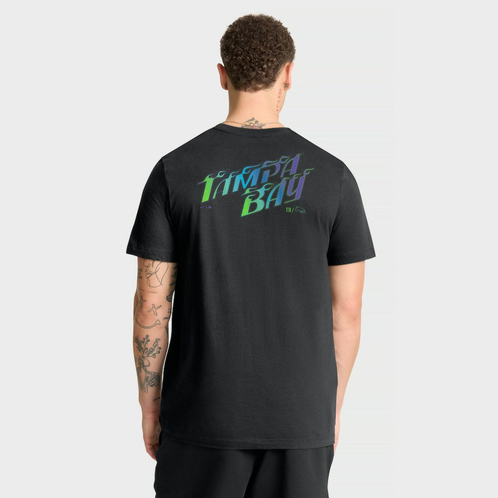 Tampa Bay Rays City Connect 2-Hit T-Shirt Black