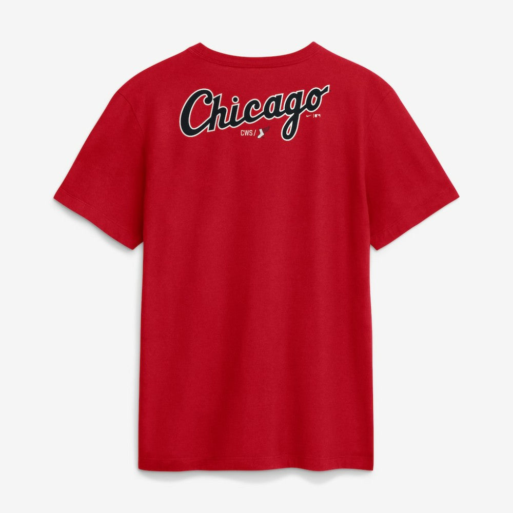 Chicago White Sox City Connect 2-Hit T-Shirt Red