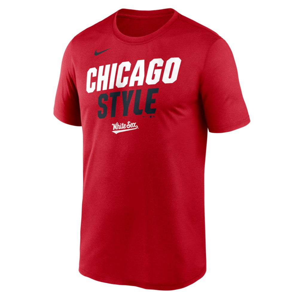 Chicago White Sox City Connect Team Phrase Script Dri-FIT T-Shirt Red
