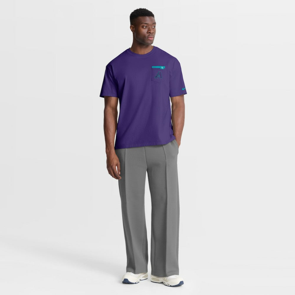 Arizona Diamondbacks City Connect 2-Hit Max90 Pocket T-Shirt Purple